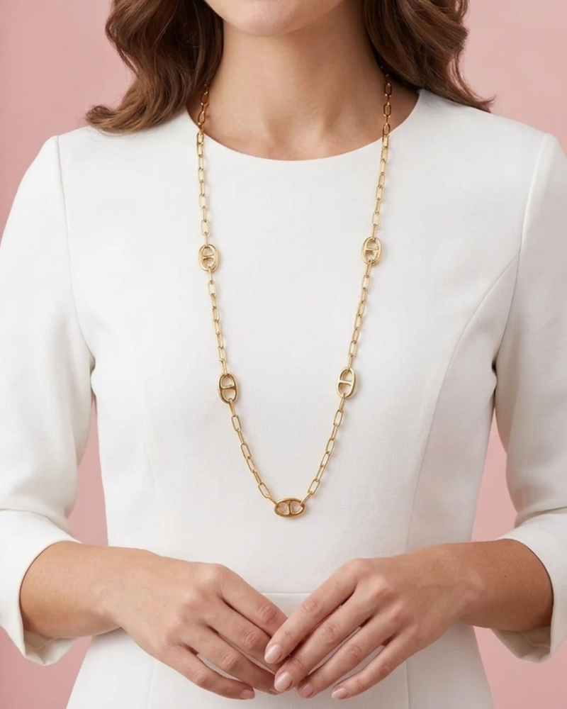 Collier Marine doré