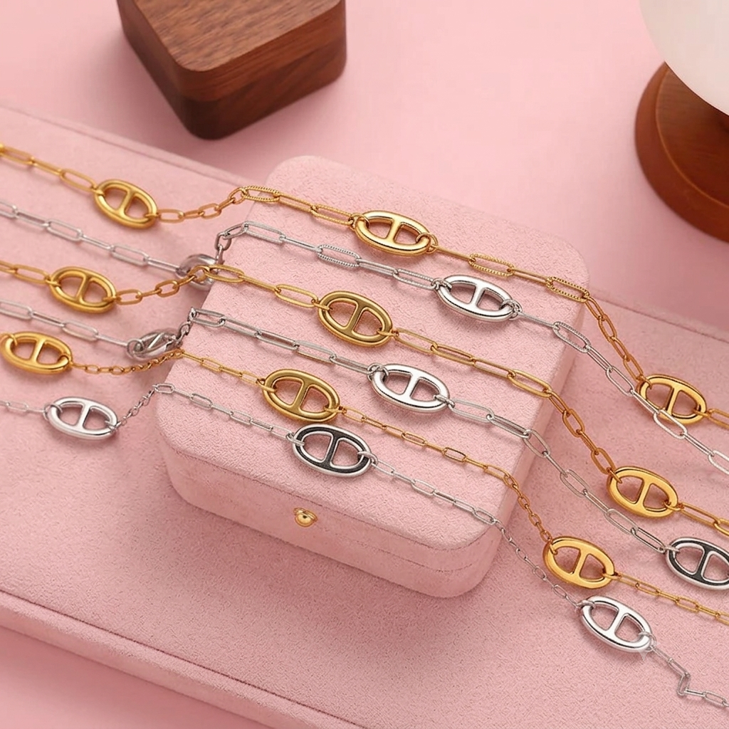 Collier Marine doré