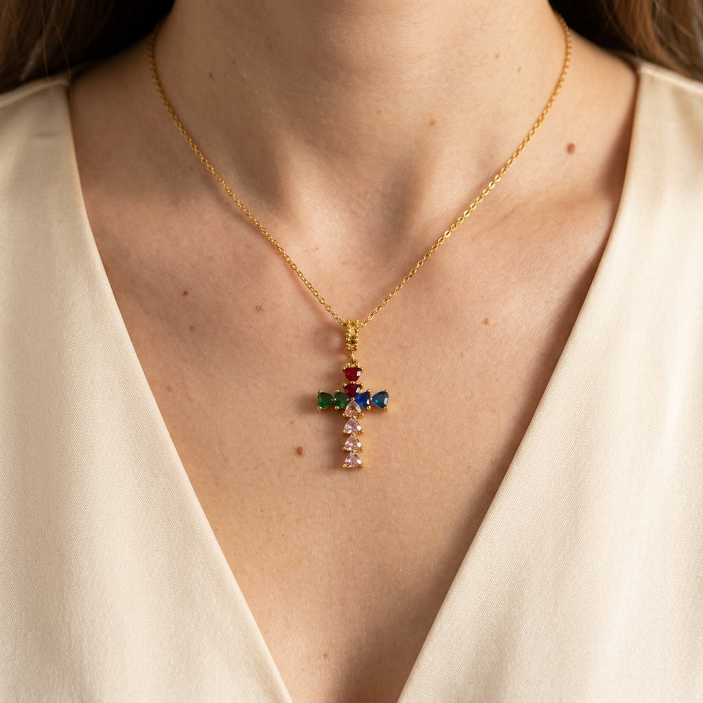 Collier croix